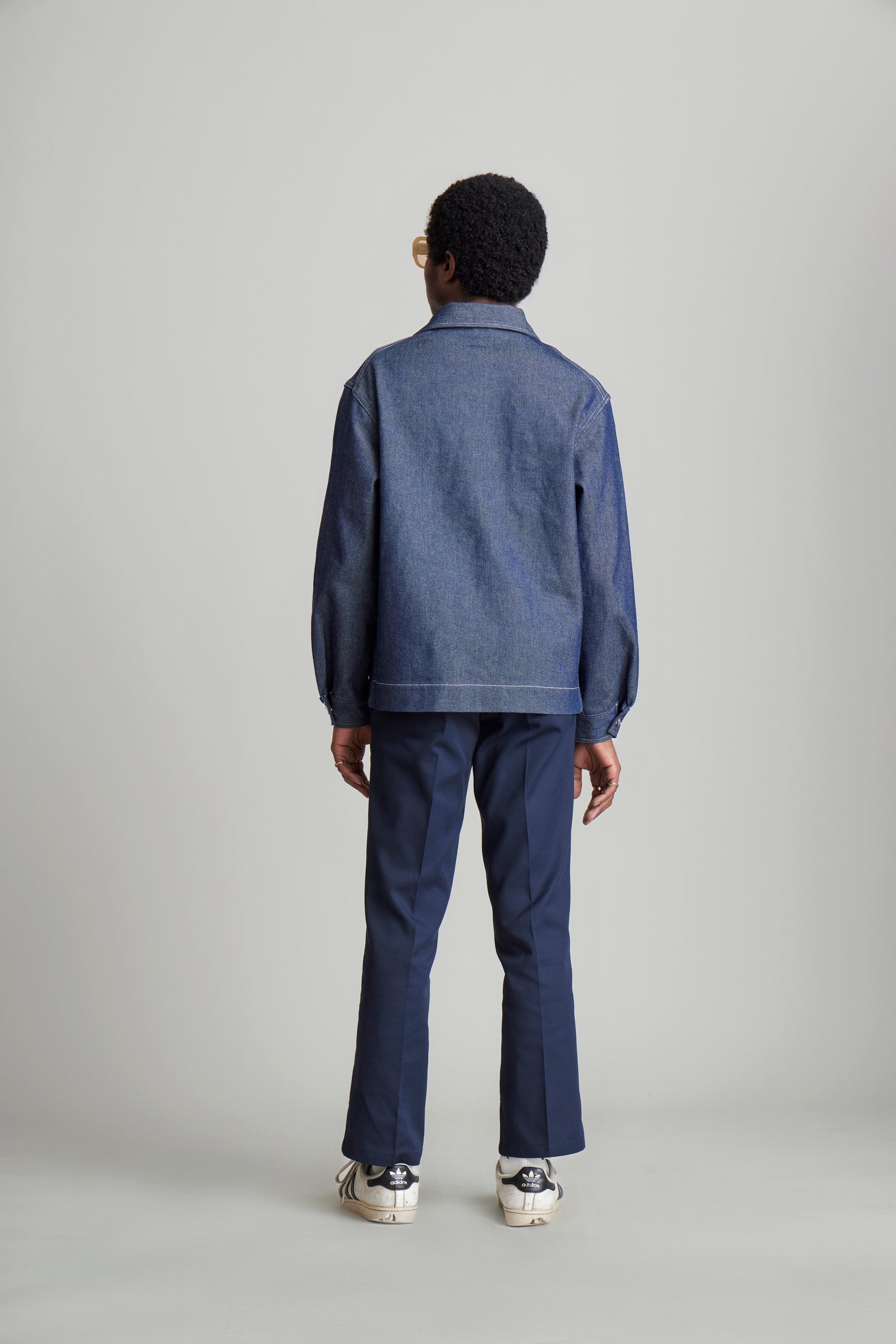 Denim Continental Jacket Blue