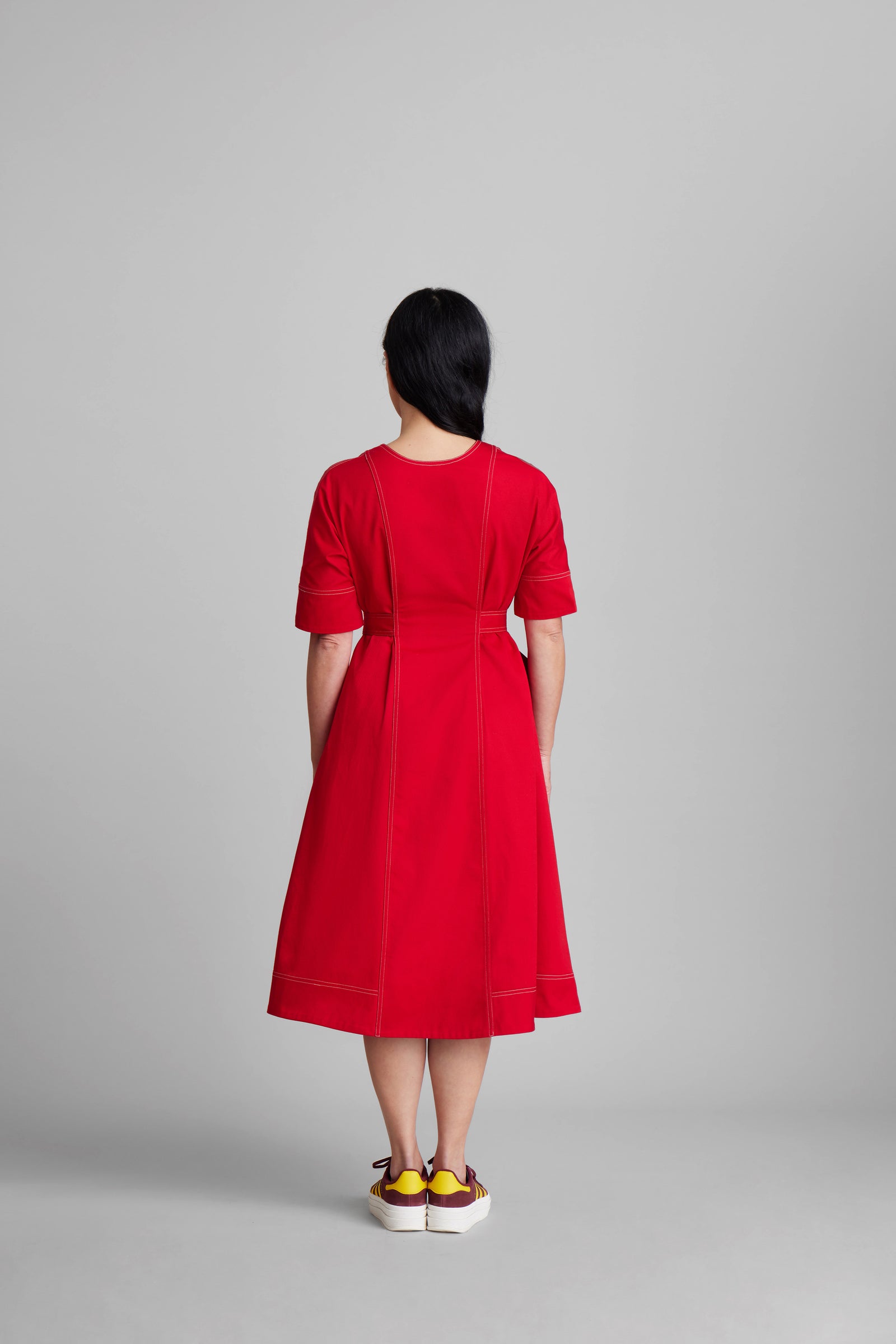 Field Nurse Dress Red