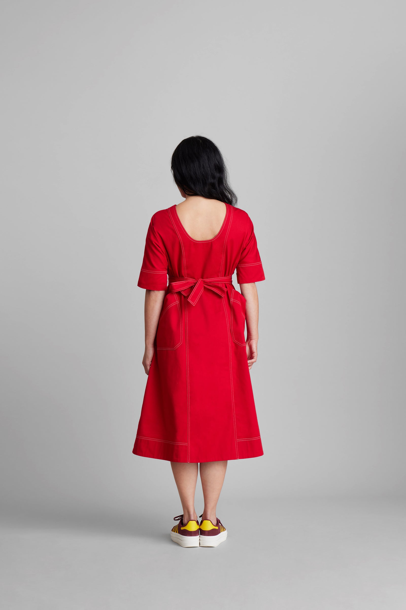 Field Nurse Dress Red