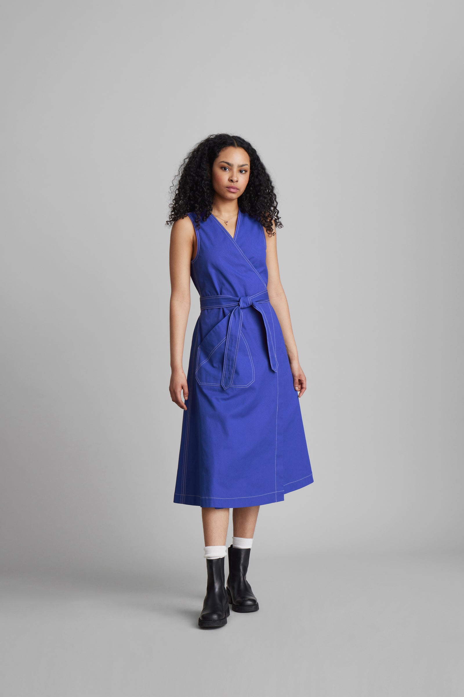 Wrap Dress Blue