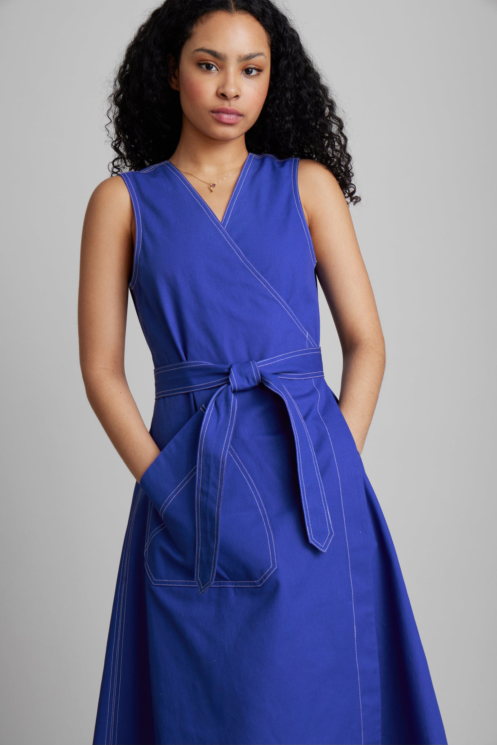 Wrap Dress Blue