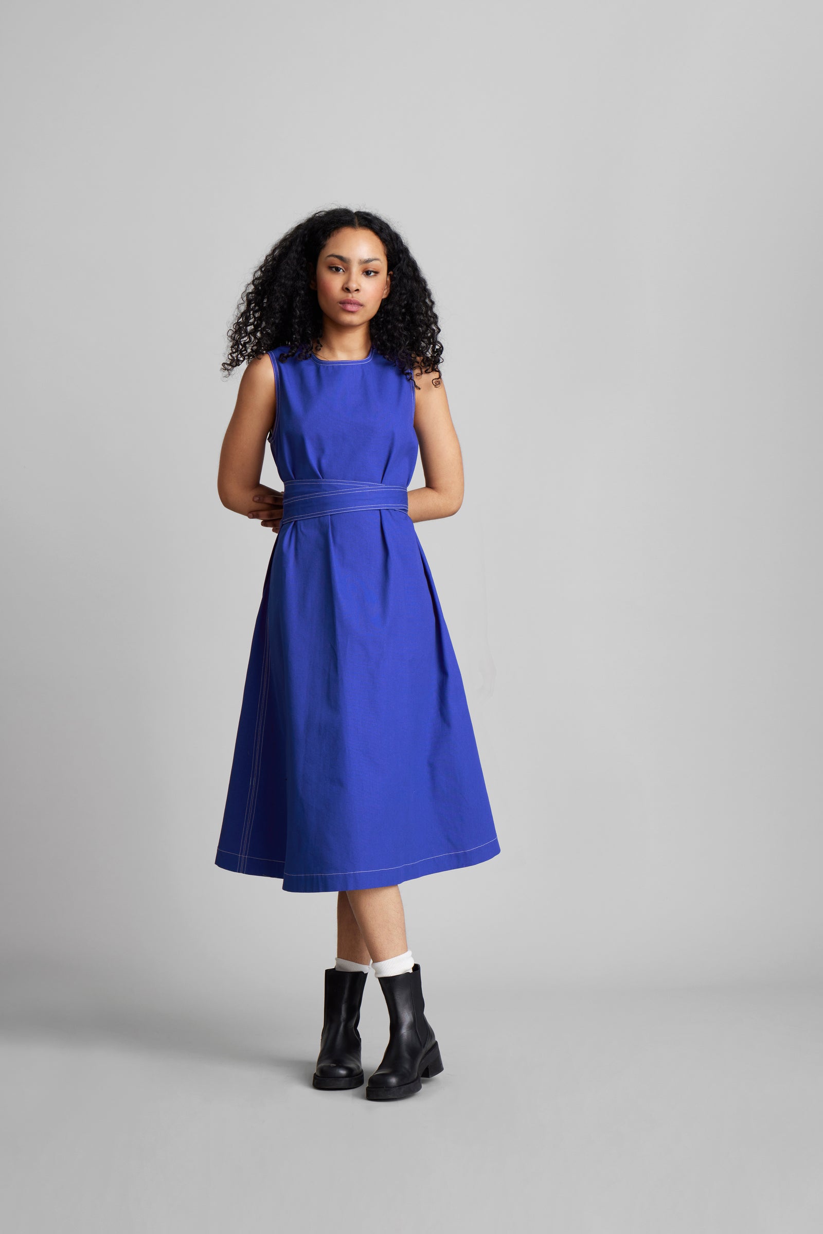 Wrap Dress Blue