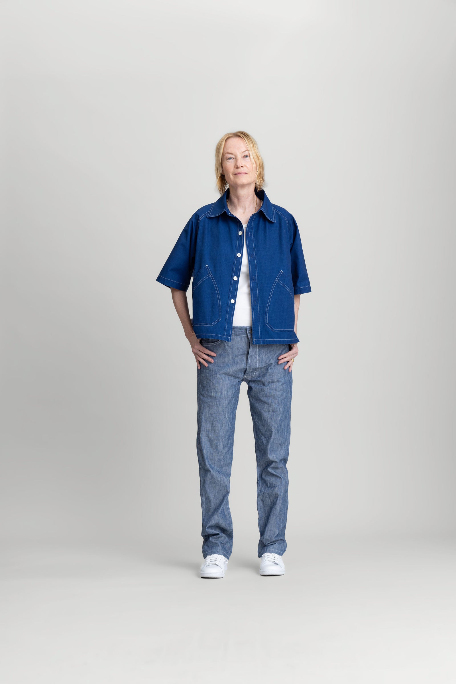 A.B. Camp Shirt : Dark Indigo