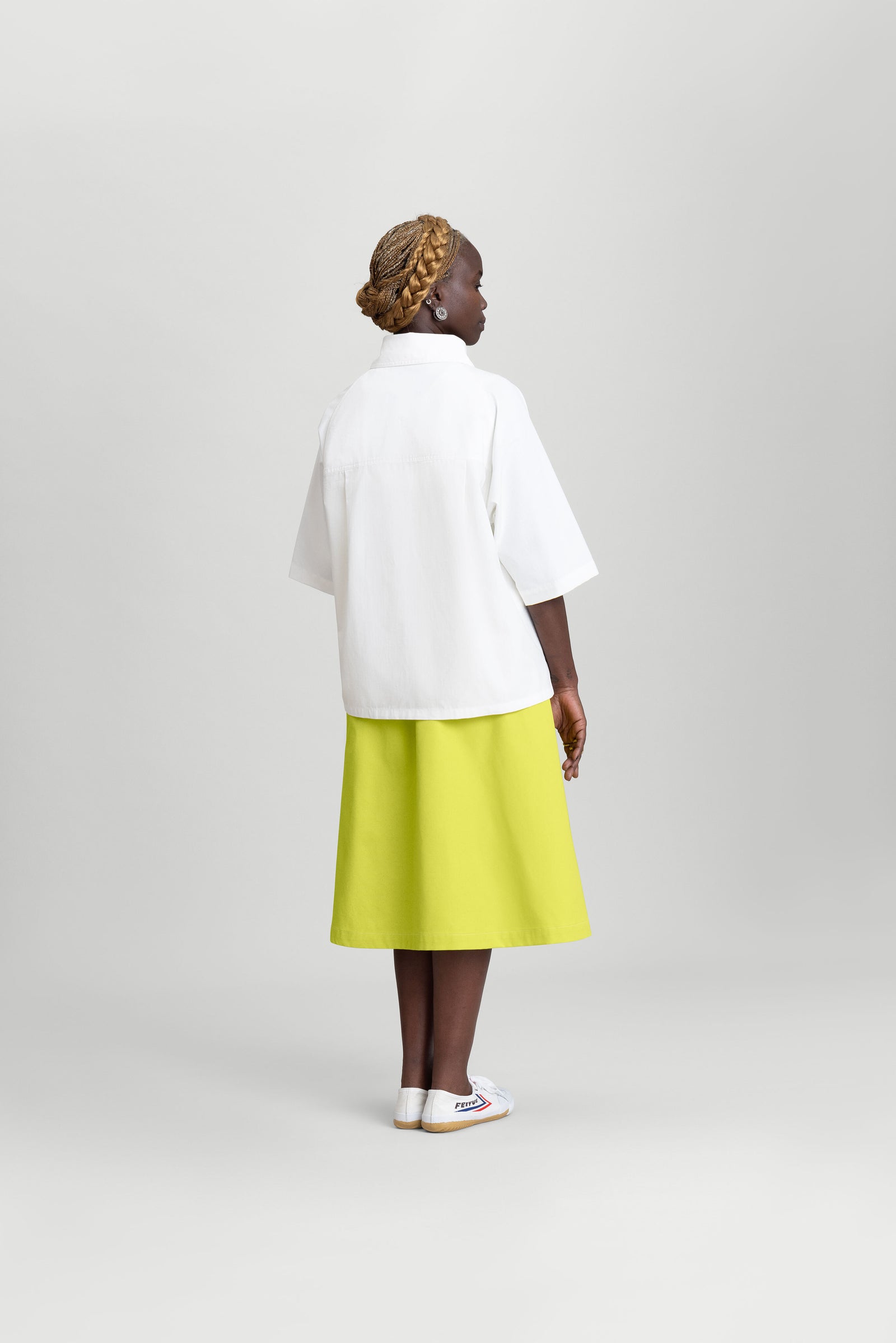 A.B. Camp Shirt : White