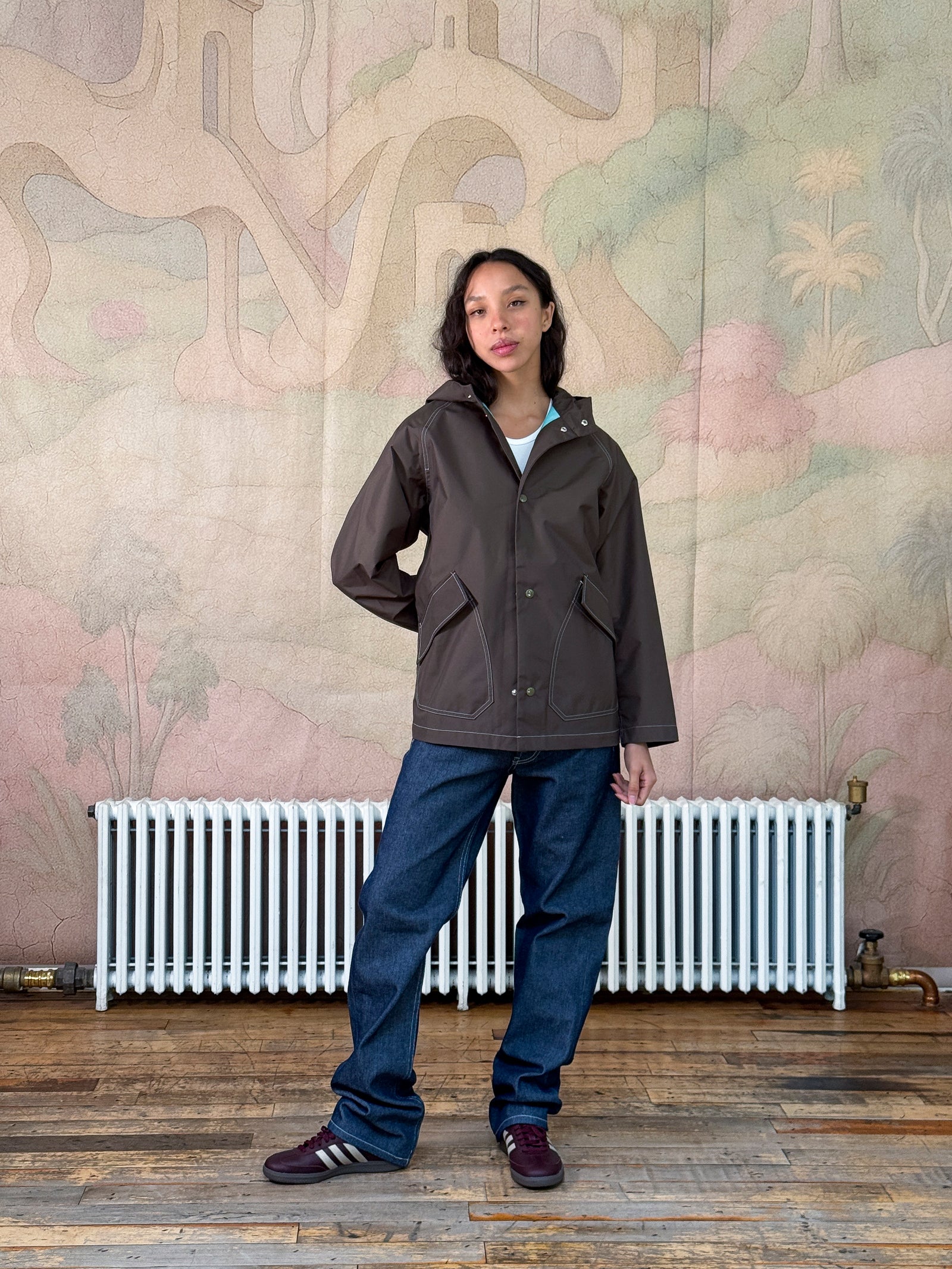 Rain Anorak : Brown