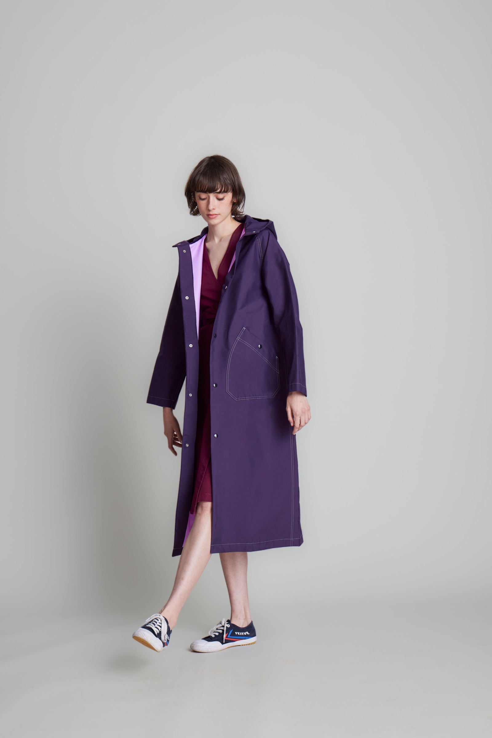 Raincoat Purple