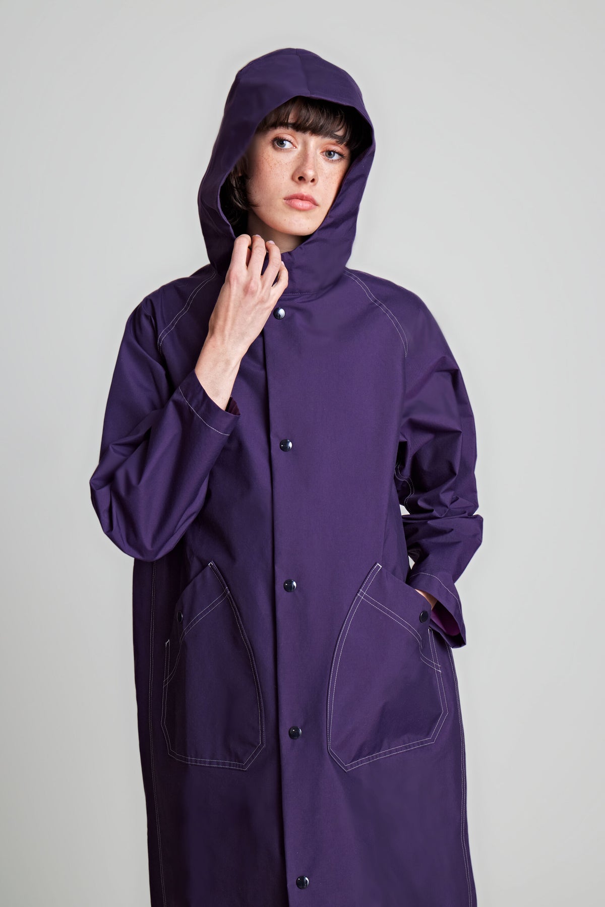 Raincoat Purple