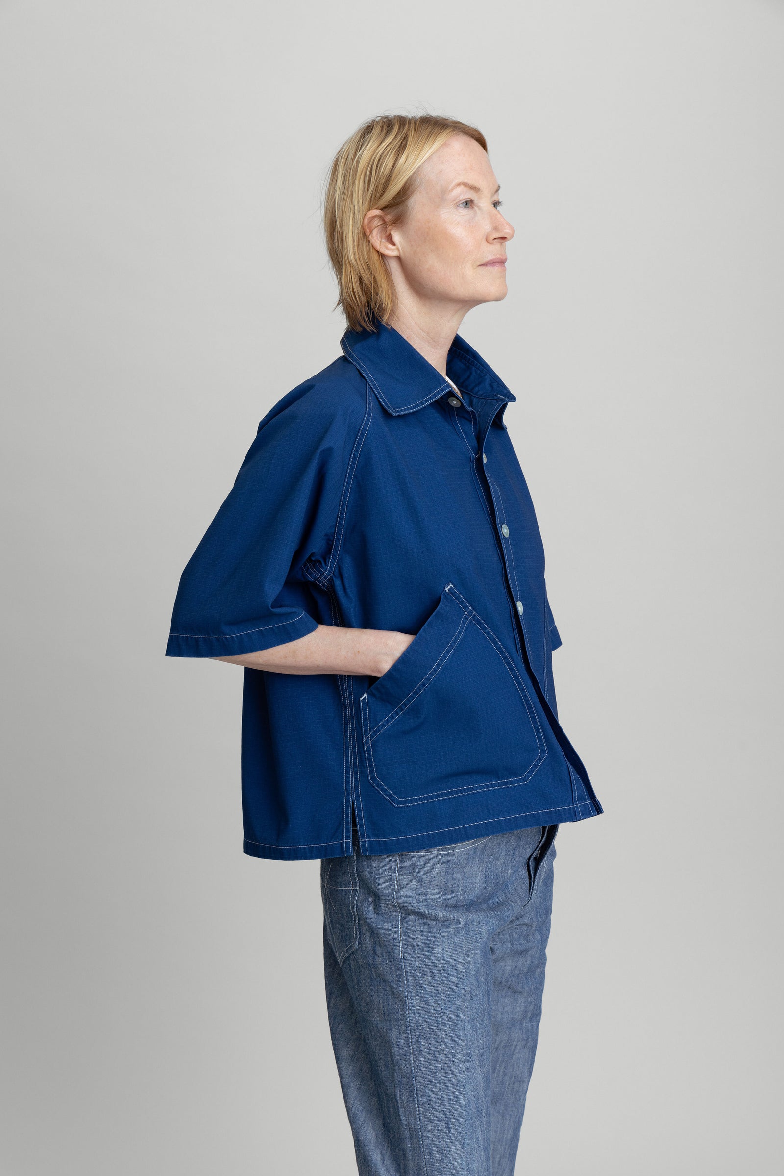 A.B. Camp Shirt : Dark Indigo
