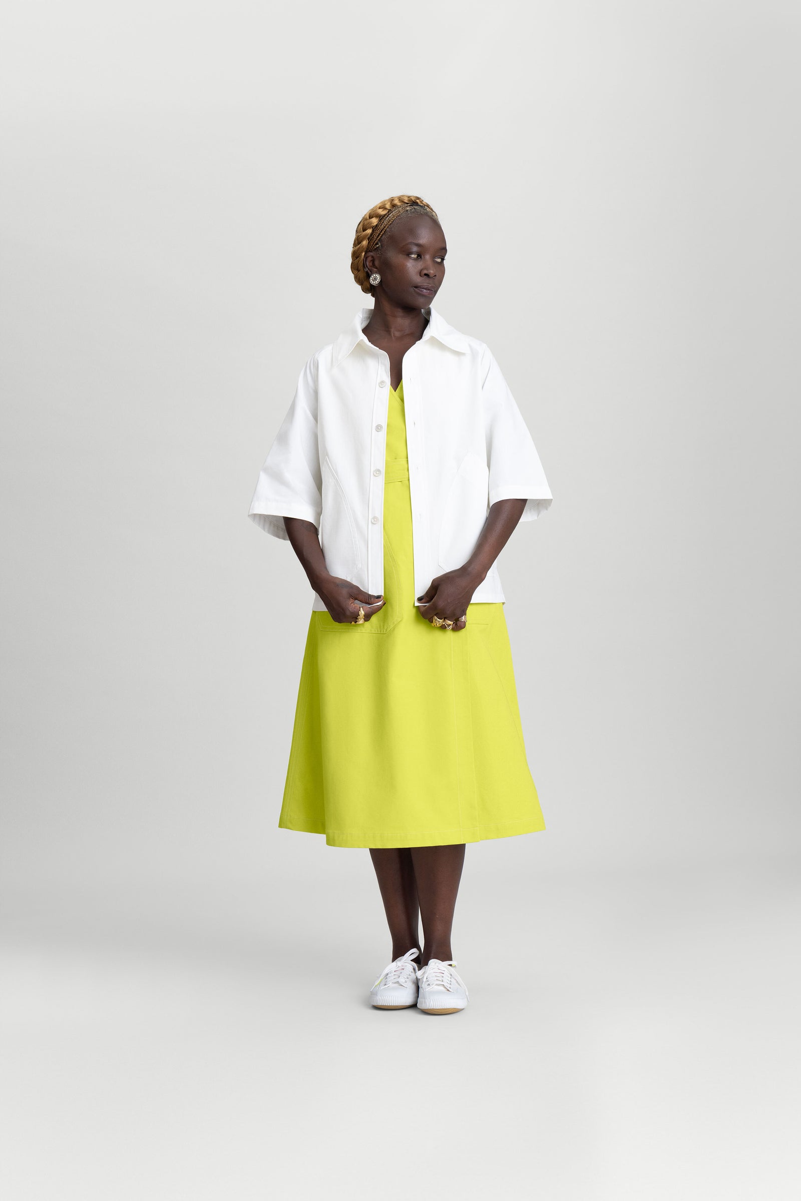 A.B. Camp Shirt : White