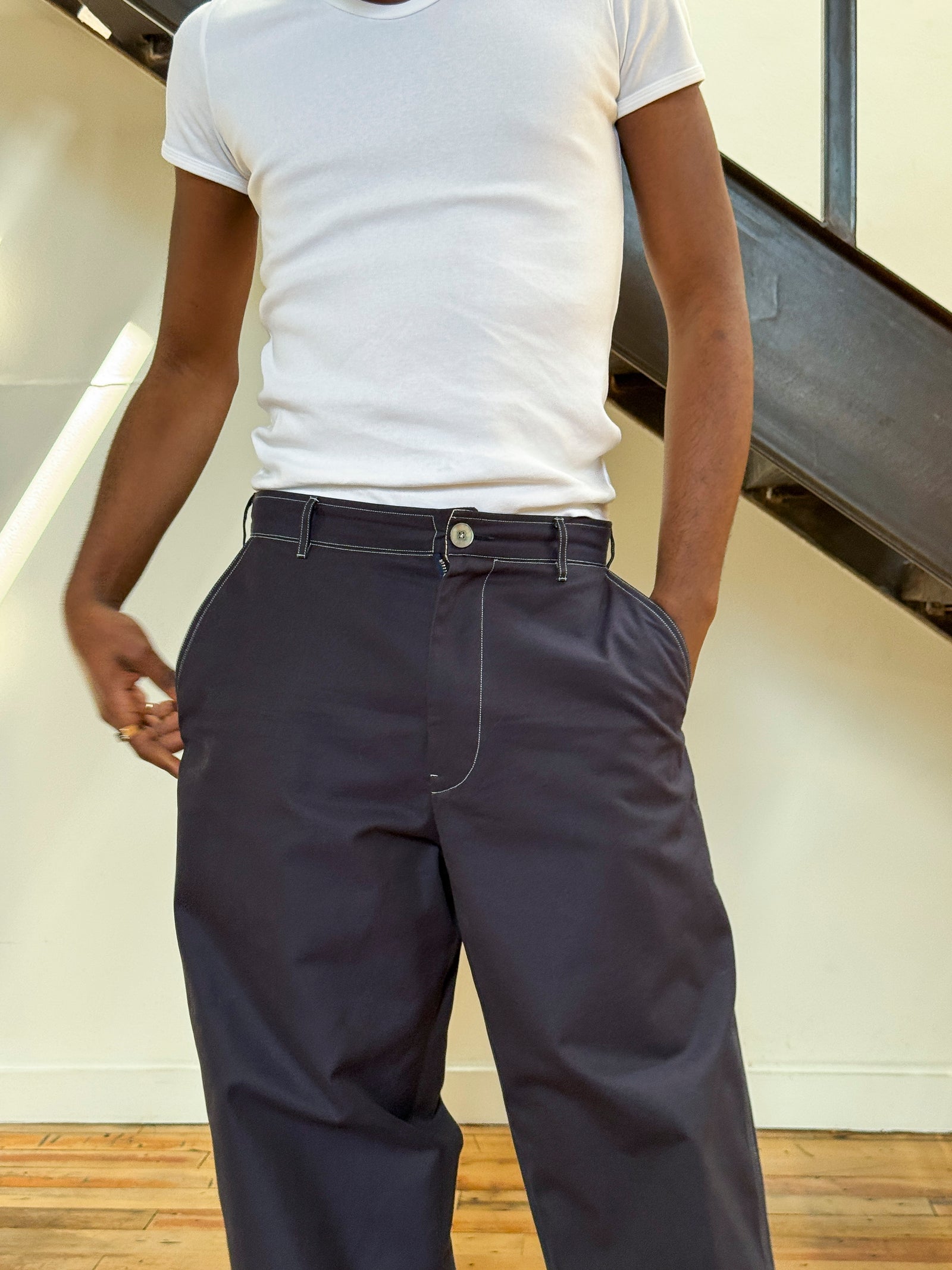 A.B. Chinos : Navy
