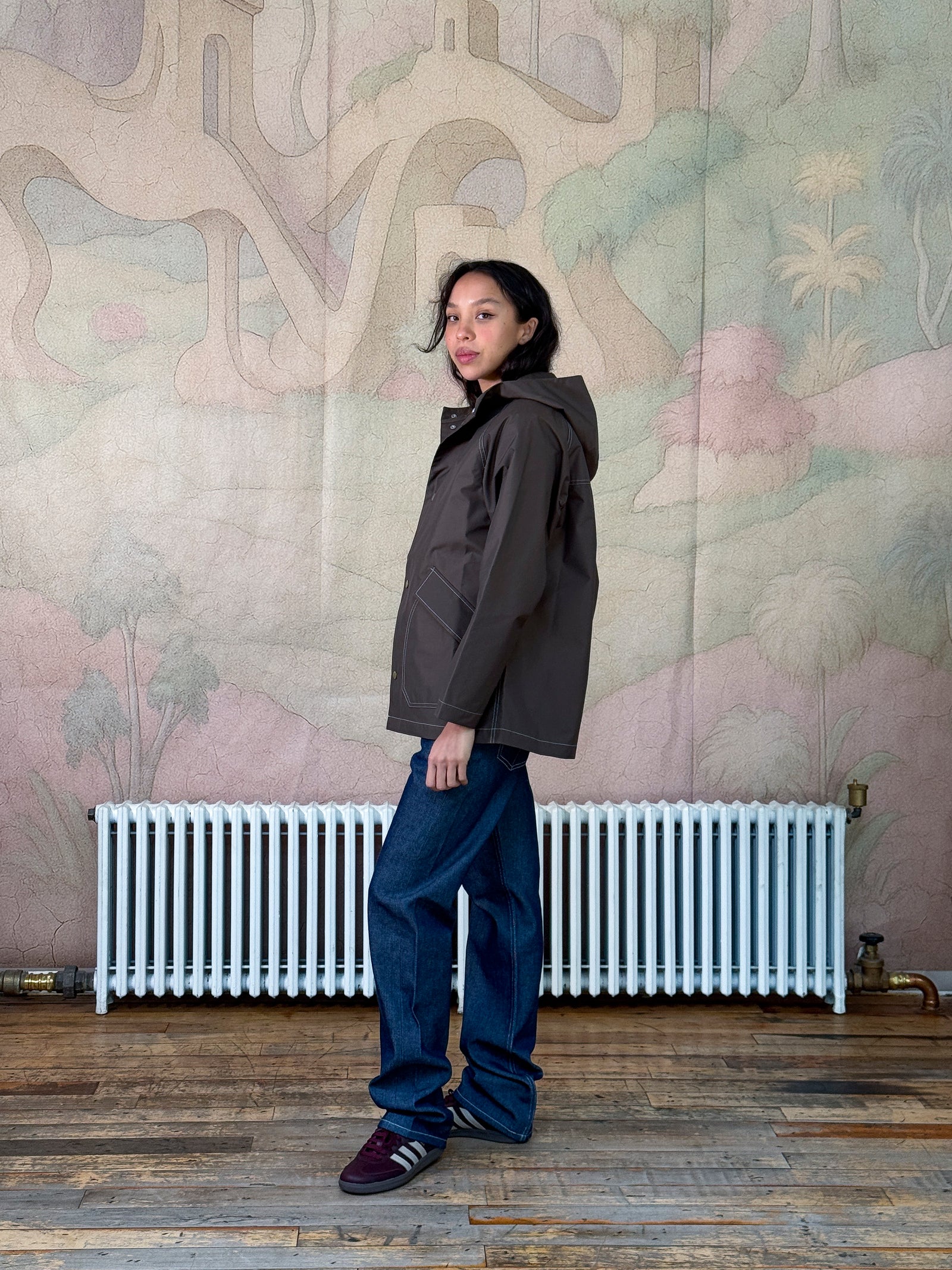 Rain Anorak : Brown