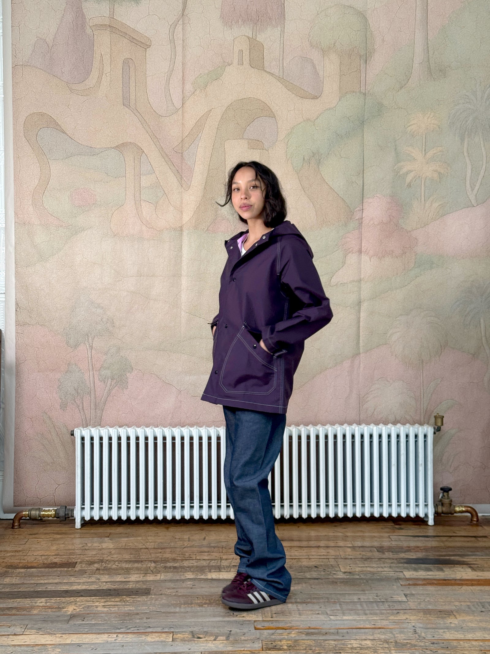 Rain Anorak : Purple