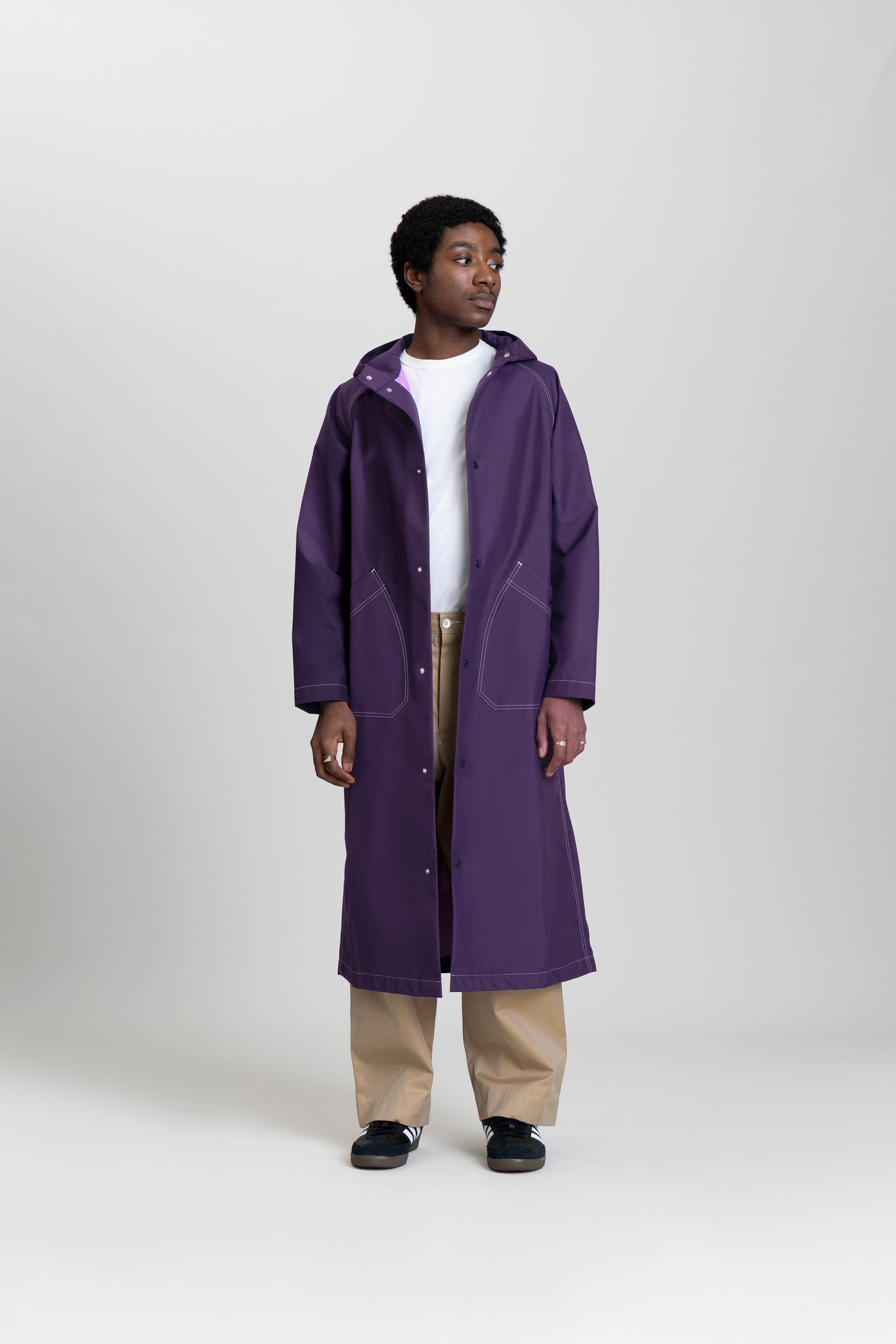 Raincoat Purple