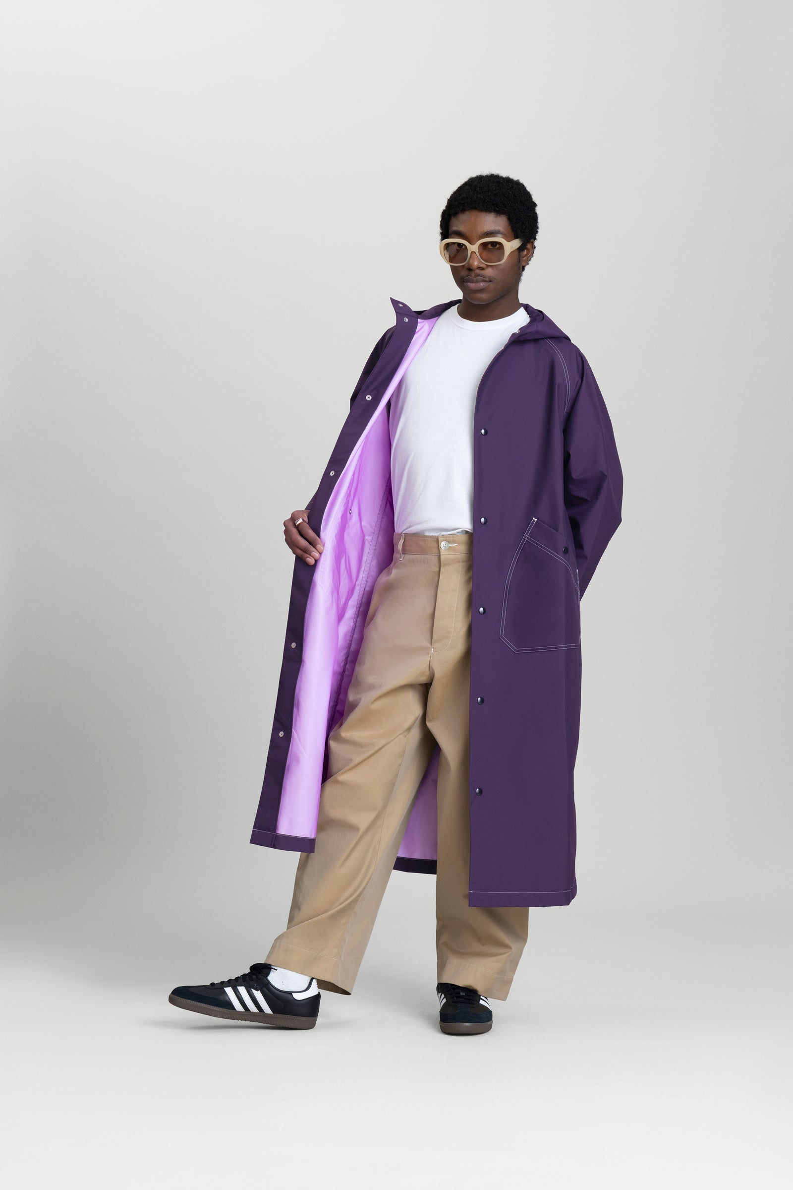 Raincoat Purple