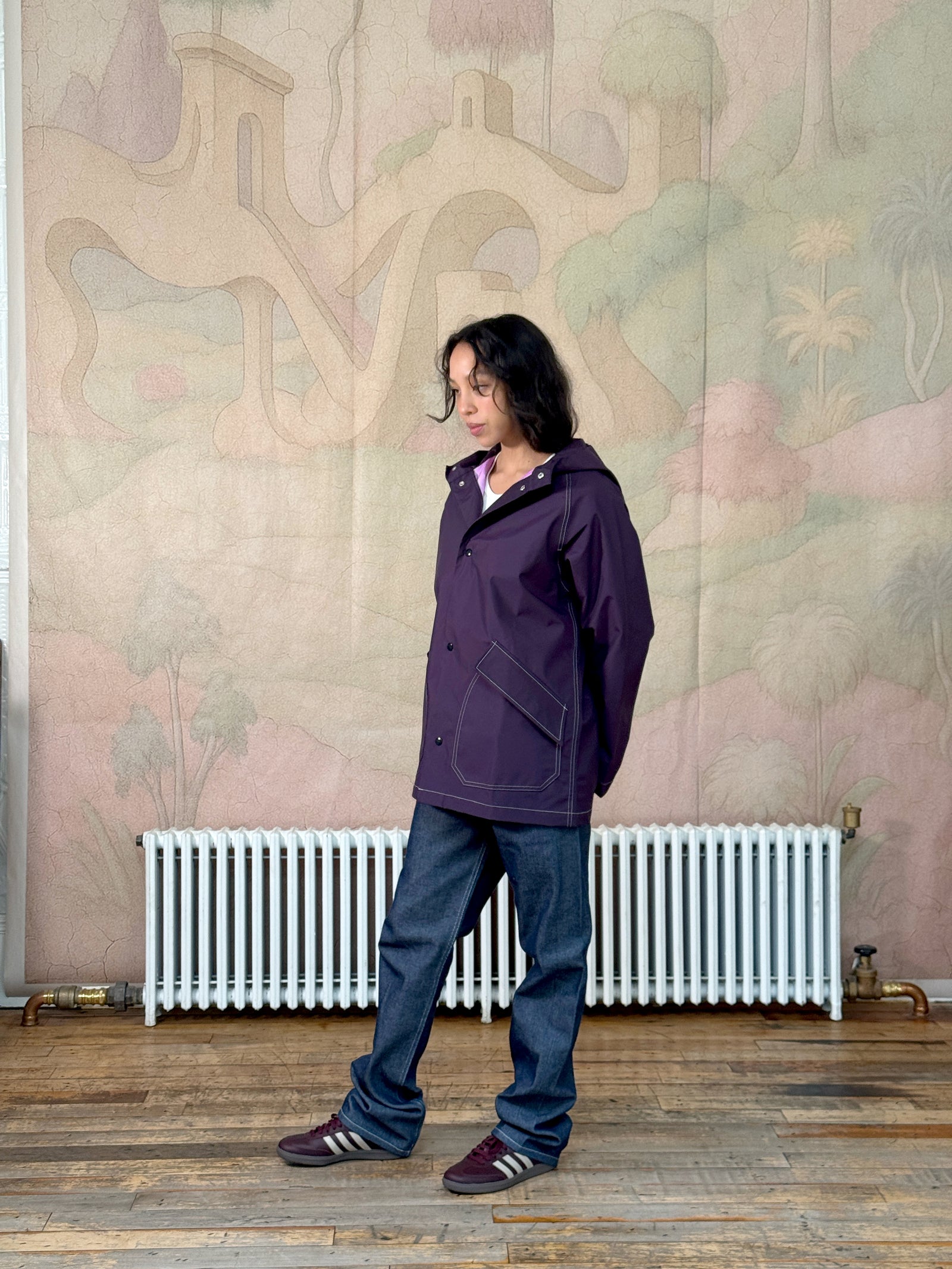 Rain Anorak : Purple