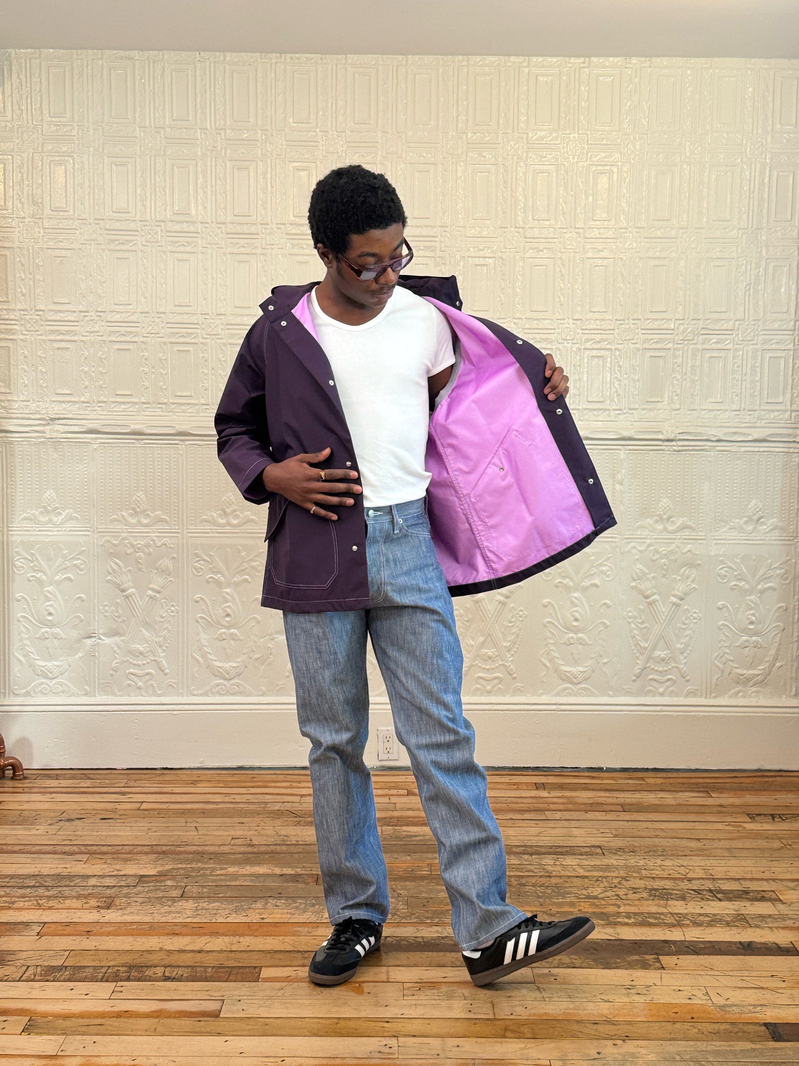 Rain Anorak : Purple