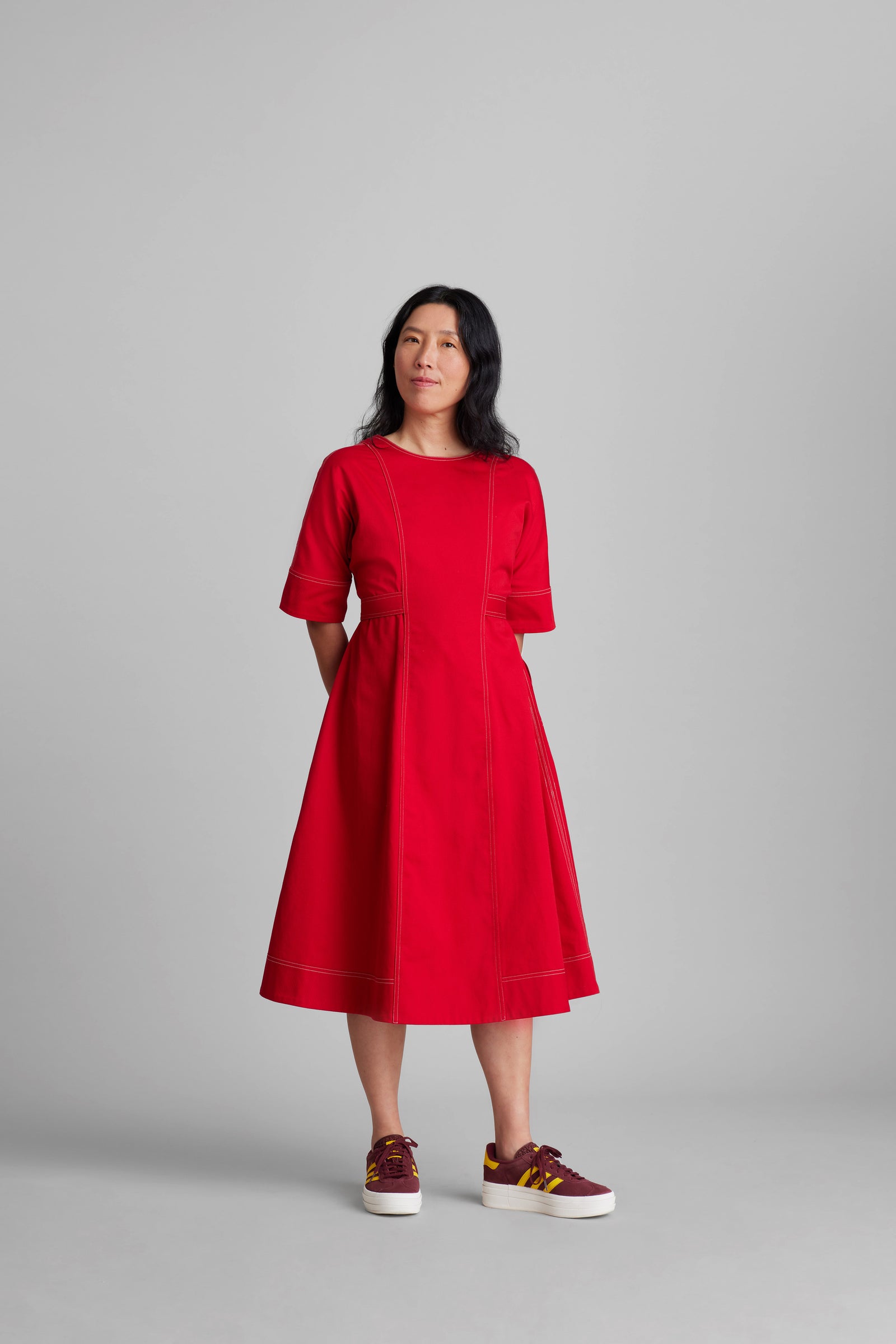 Field Nurse Dress Red